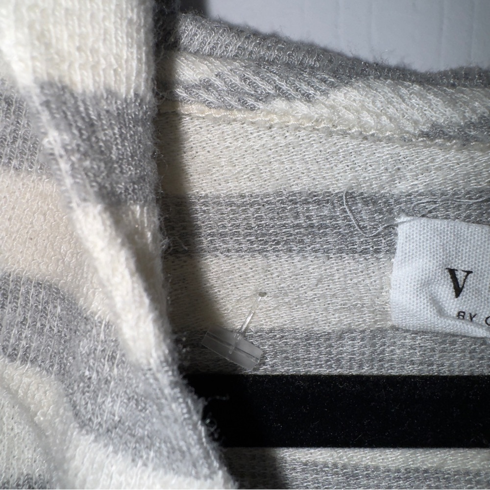Velvet by Graham & Spencer Striped‎ Lightweight Hooded Top Size Small - Picture 3 of 8